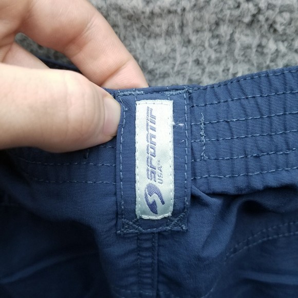 SportIf Men's L Convertible Blue Athletic Activewear Pants 31" 28.25" 12.5" - Picture 11 of 12